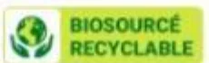 Pictogramme « BIOSOURCÉ RECYCLABLE »